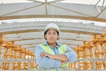 Construction project management ensuring site excellence on commercial building site