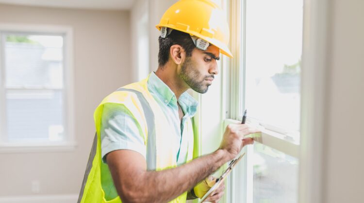construction audit process at commercial construction site