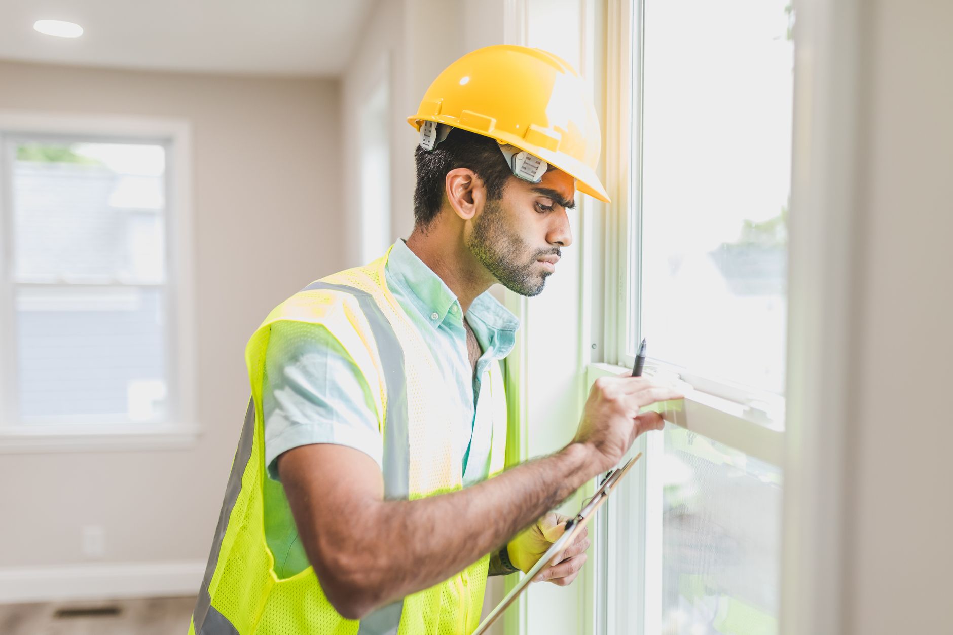construction audit process at commercial construction site