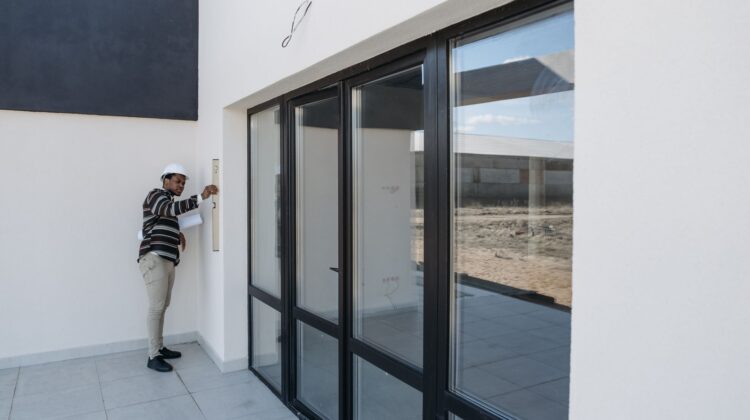 Project manager reviewing handover risks in corporate office fitout