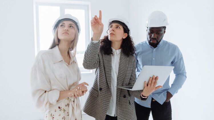 Construction project manager applying value engineering during construction planning and cost control